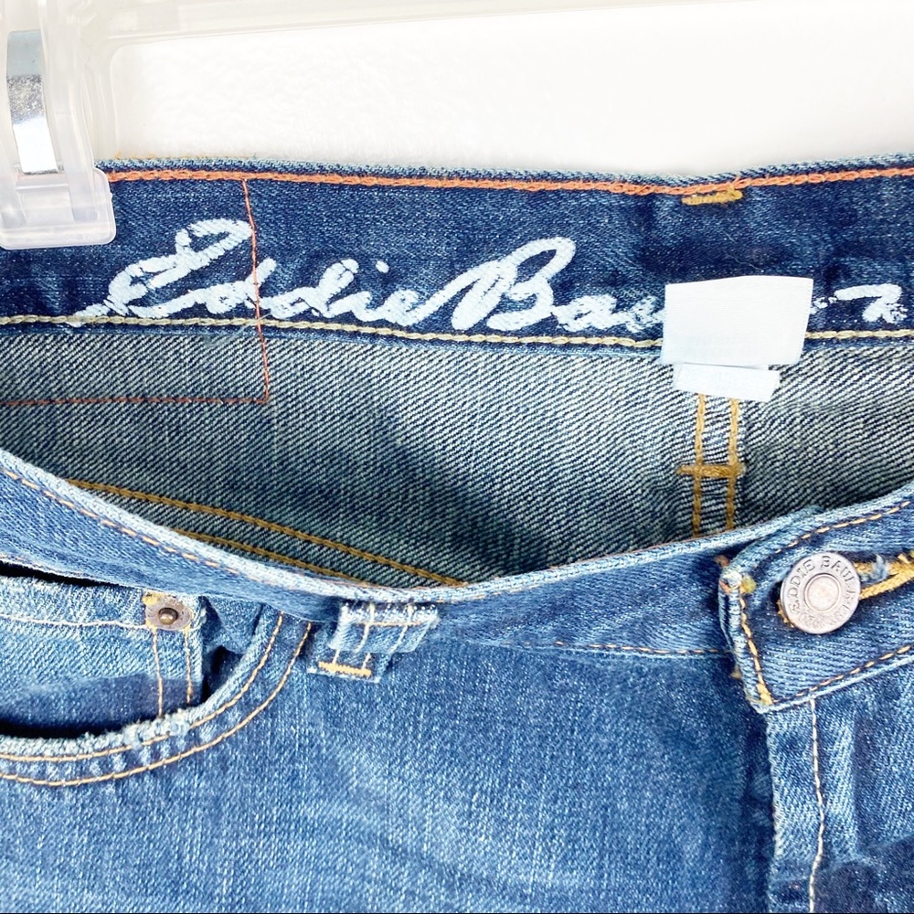 EDDIE BAUER 100% Cotton Medium Wash Slim Jeans, Size 34 x 32 - Picture 3 of 7